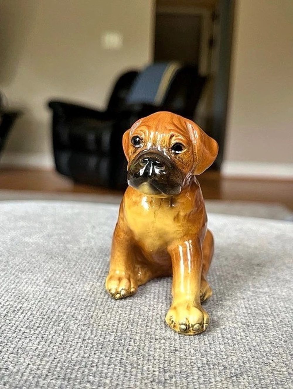 Vintage Boxer Puppy Dog Ceramic Figurine – Hand Painted – Japan20
